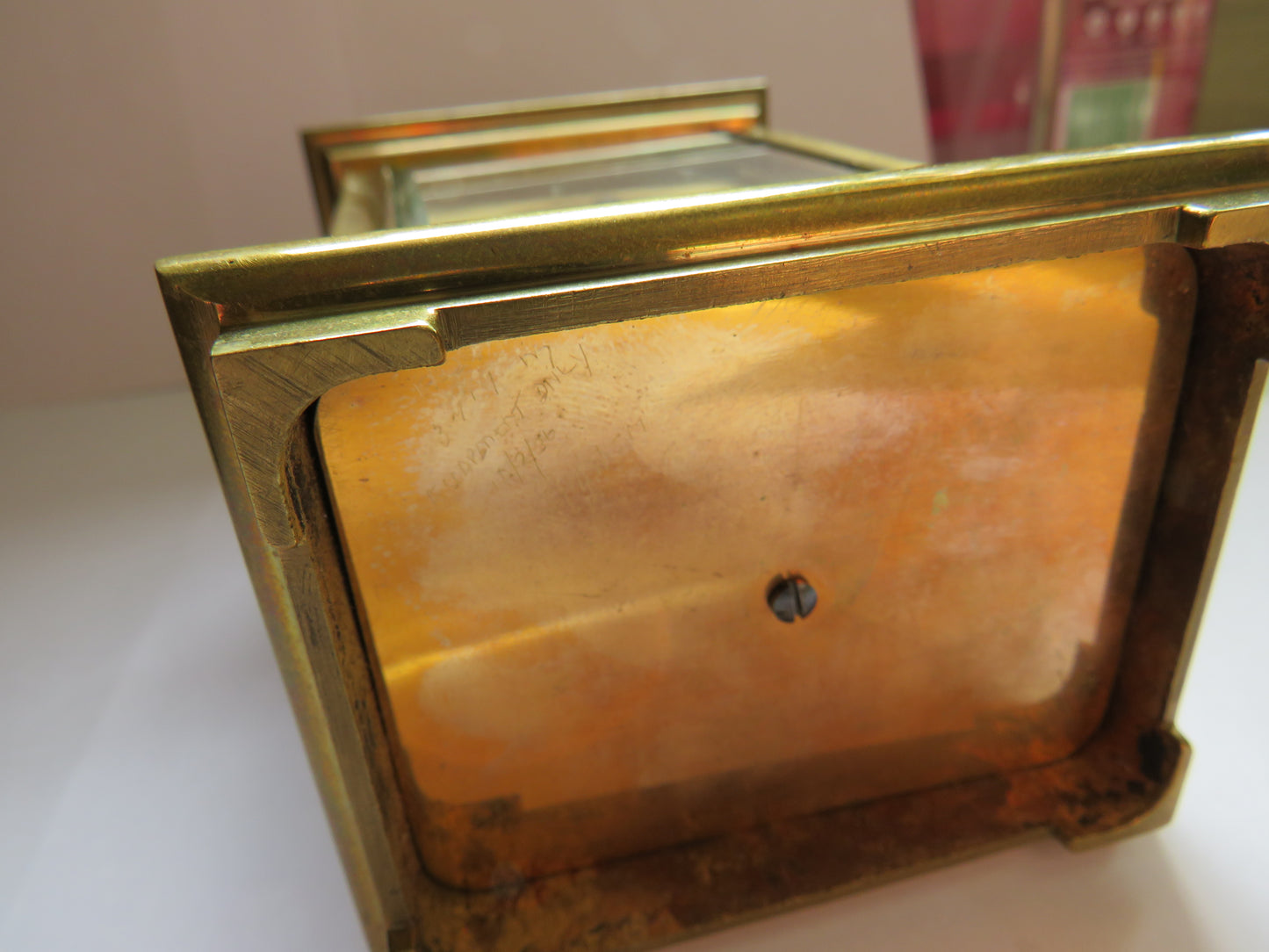 Antique Carriage Clock & Travelling Case By Mappin Brothers 220 Regent Street