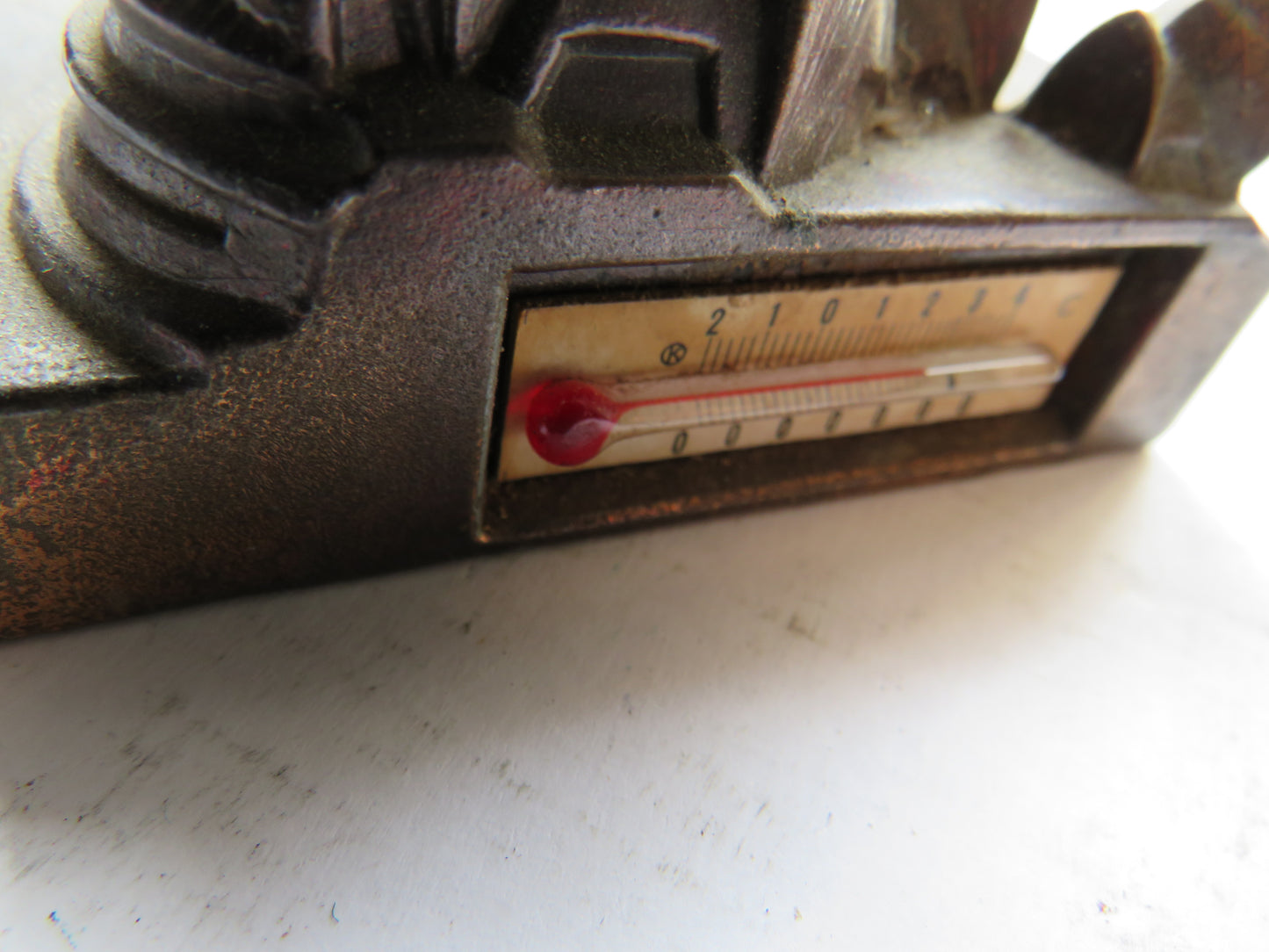 Vintage Sydney Opera House Australia Thermometer Souvenir Cast Metal