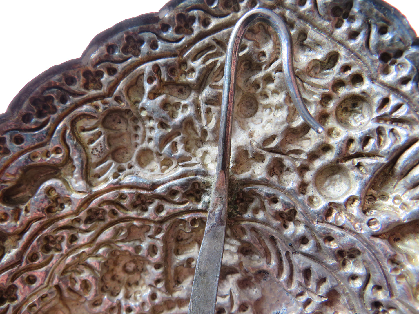 Antique 19thC Straits Chinese Peranakan Large Belt Buckle