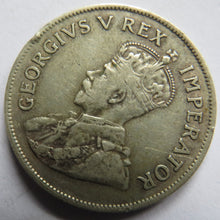 Load image into Gallery viewer, 1936 King George V South Africa Silver 2 1/2 Shillings Coin

