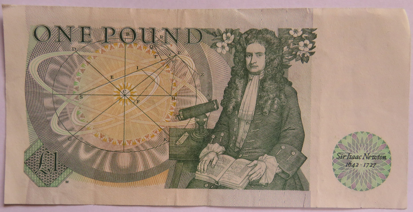 Bank of England £1 One Pound Banknote DH.F. Somerset CU83