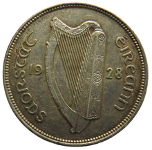 Load image into Gallery viewer, 1928 Ireland Silver Florin / 2 Shilling Coin In Higher Grade
