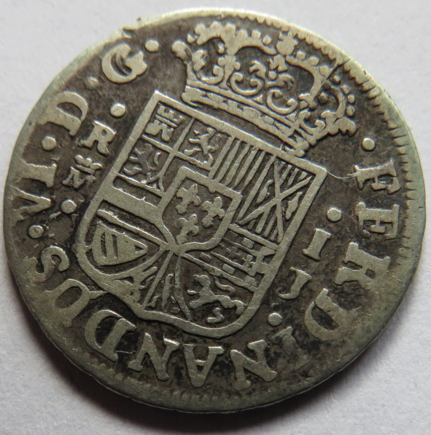 1759 Spain Silver 1 Real Coin