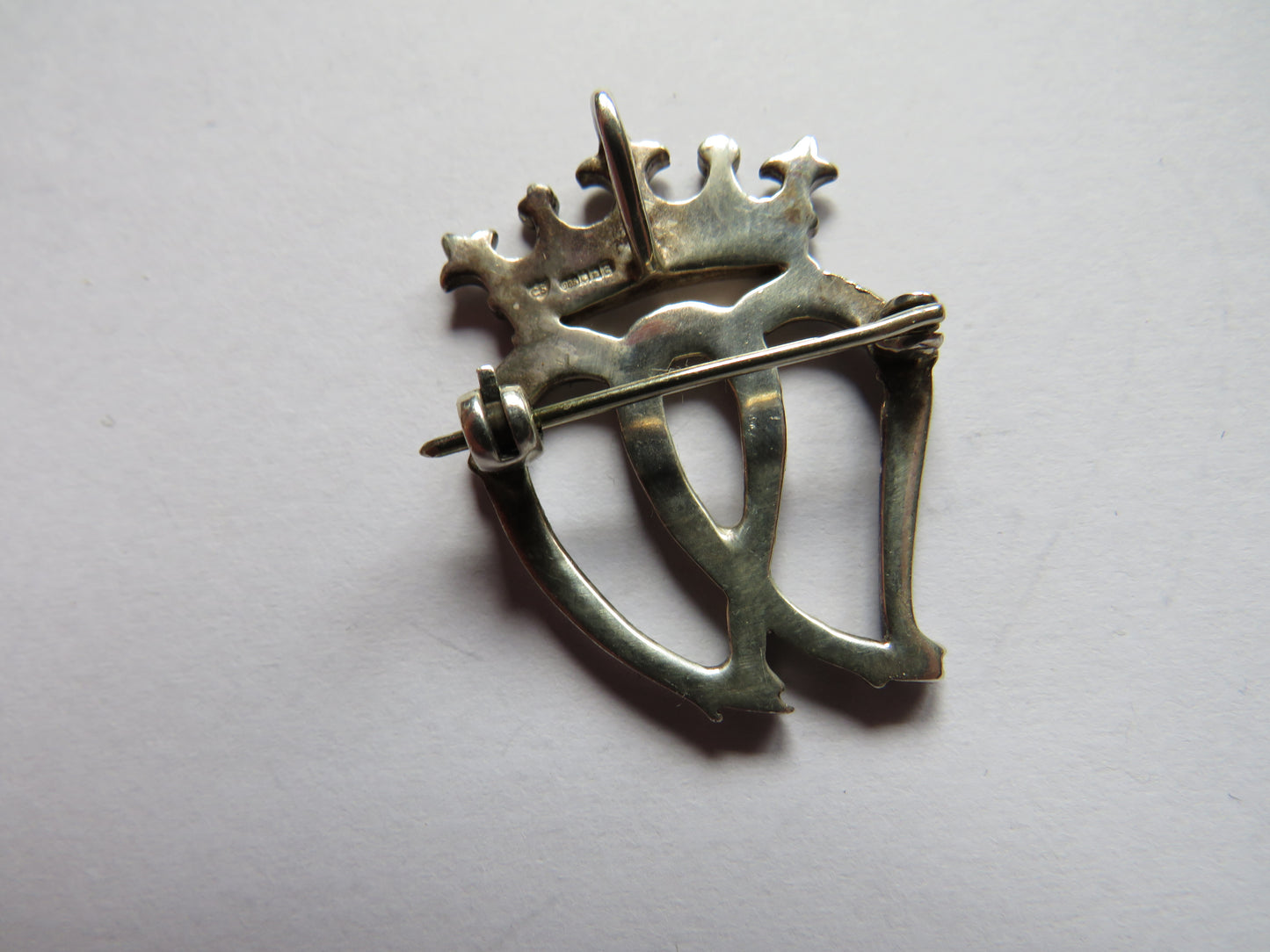 Ladies Sterling Silver luckenbooth Brooch Hallmarked London 2002