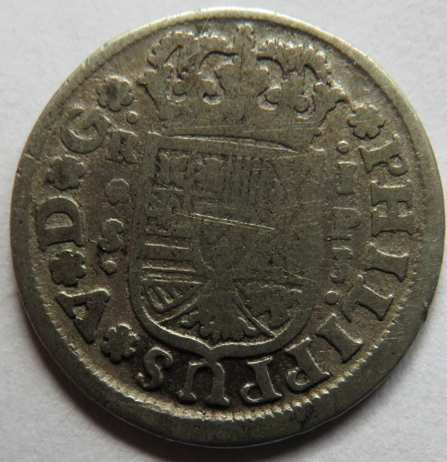 1758 Spain Silver 1 Real Coin