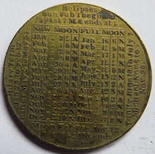 Load image into Gallery viewer, 1813 A Calendar Sunday Figures Coin / Medal Calendar for 1813
