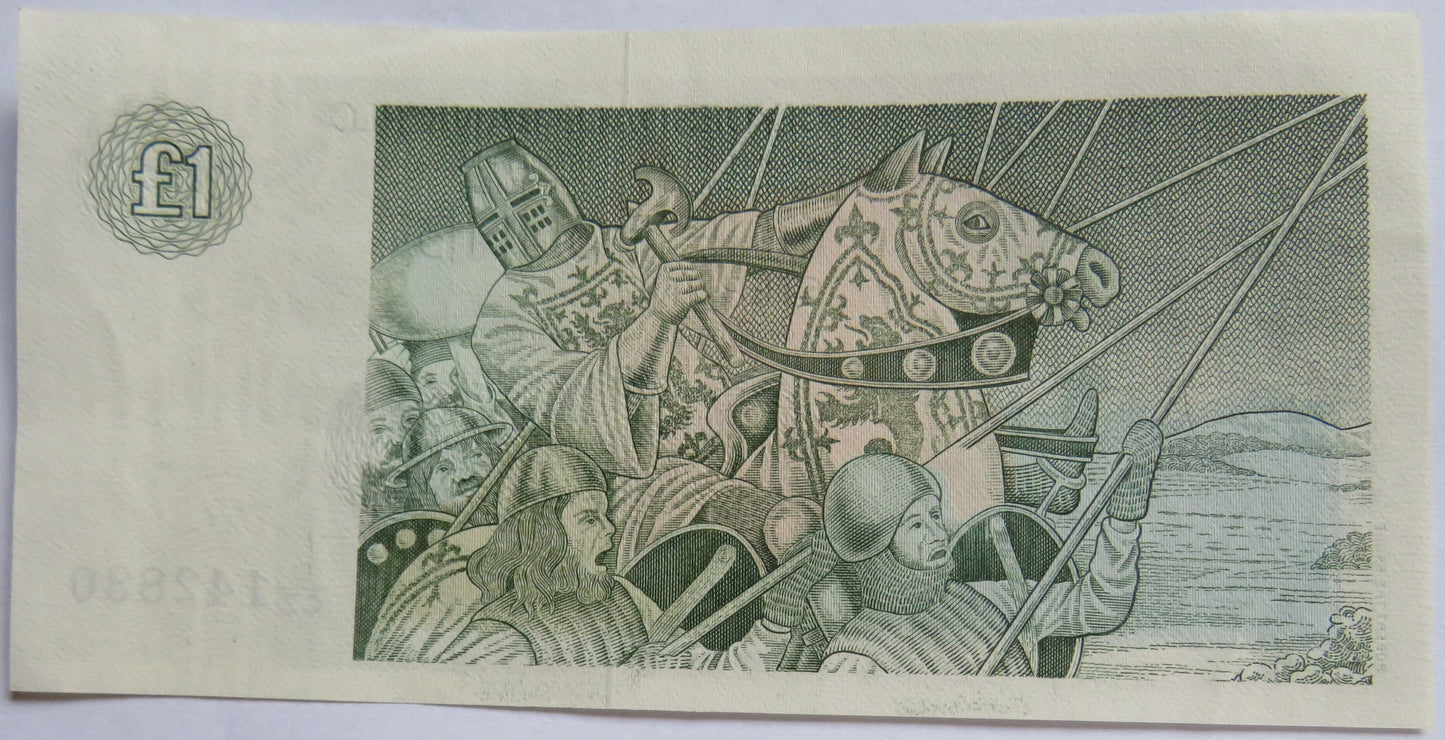 1985 Clydesdale Bank PLC £1 One Pound Banknote