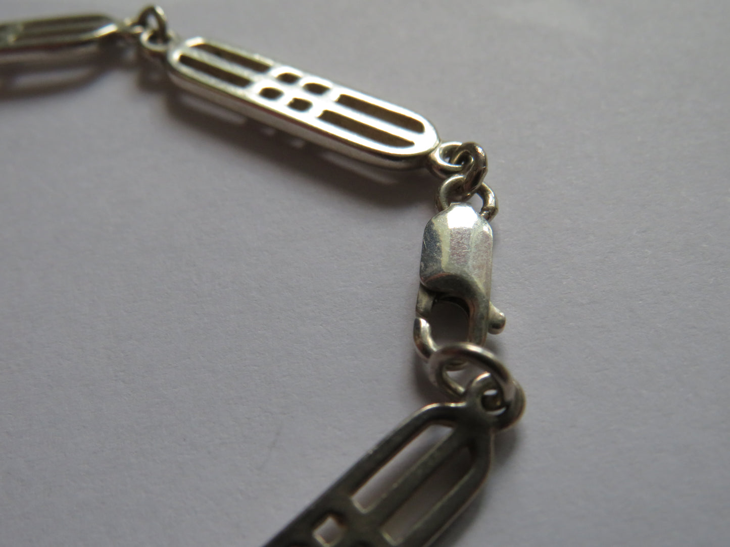 Sterling Silver Bracelet In Charles Rennie Mackintosh Style