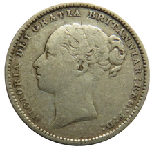 Load image into Gallery viewer, 1885 Queen Victoria Young Head Silver Shilling Coin - Great Britain
