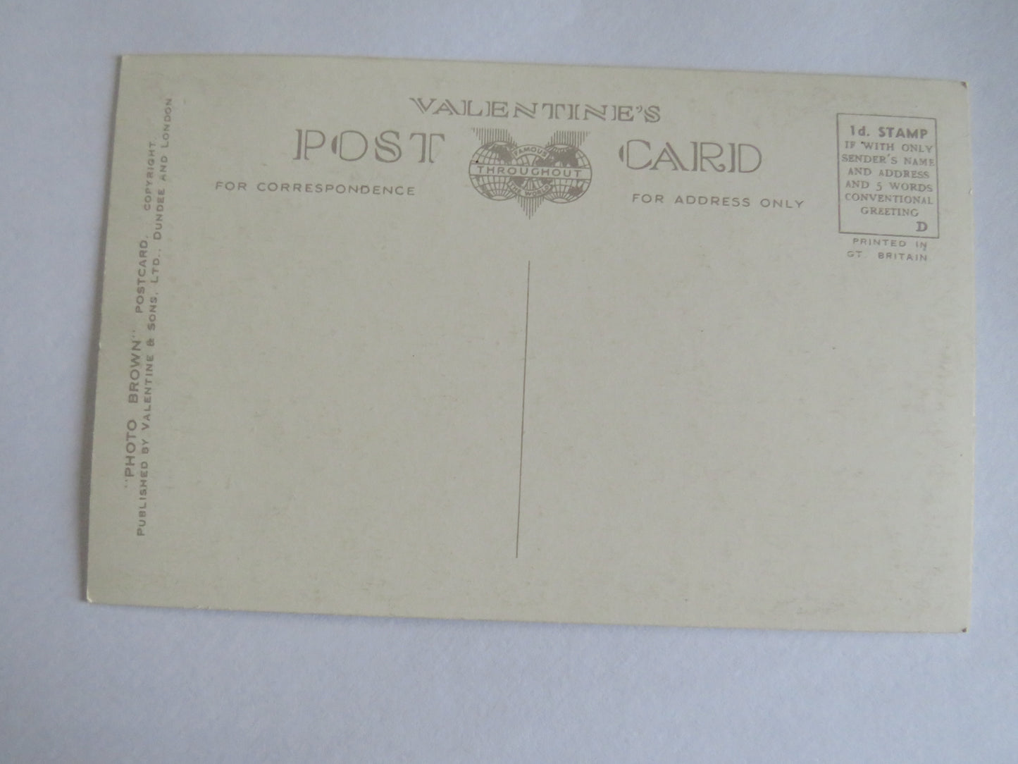 Vintage Postcard of Rhu-Na-Gal Lighthouse Mull