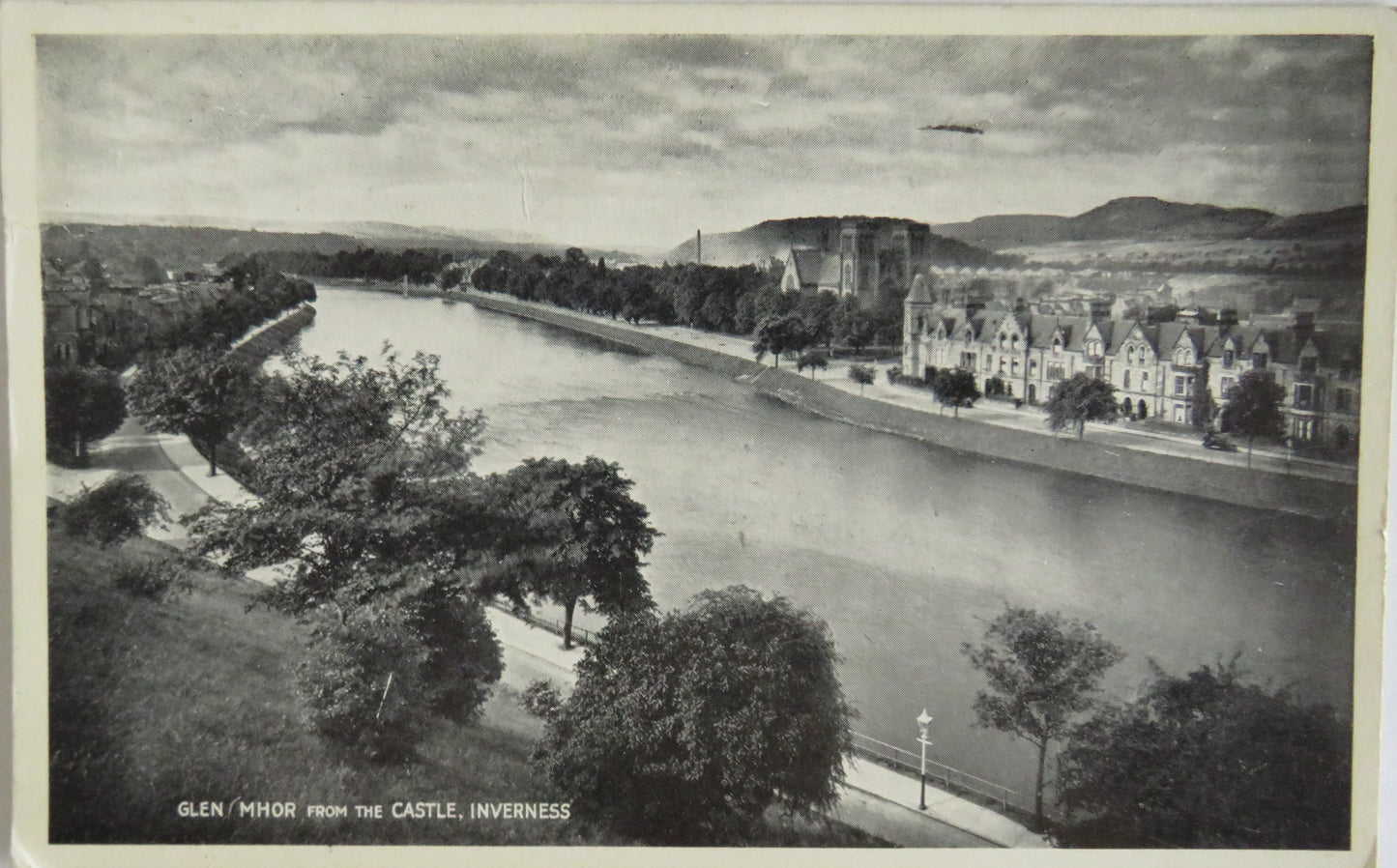 Vintage Postcard of Glen Mhor From The Castle, Inverness 1951