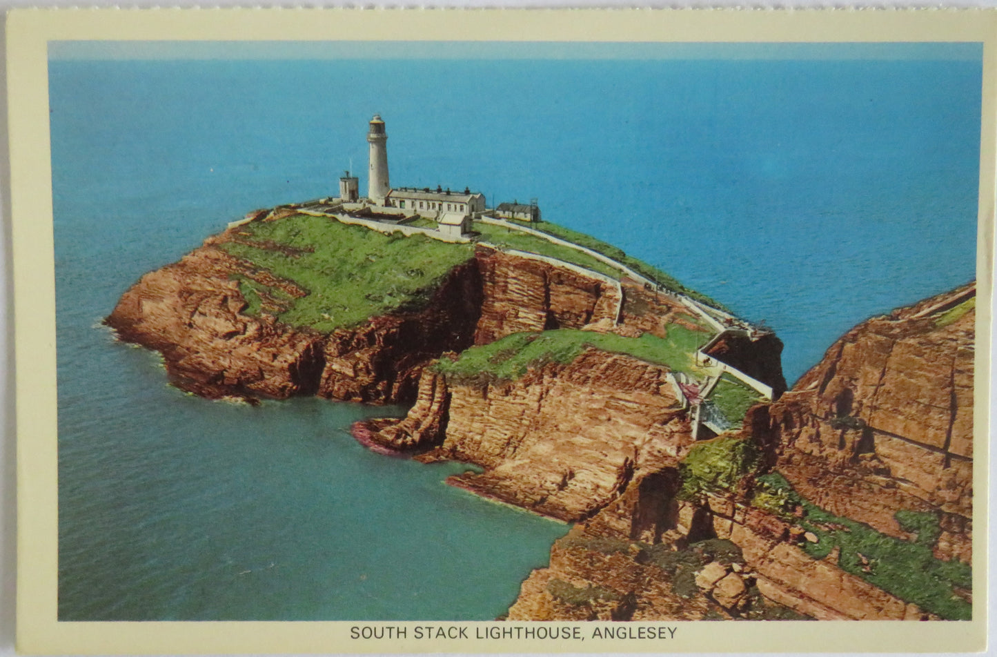 Vintage Postcard of South Stack Lighthouse, Anglesey