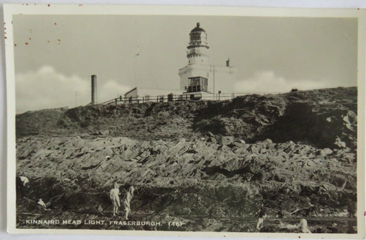Vintage Postcard of Kinnaird Head Light Fraserburgh