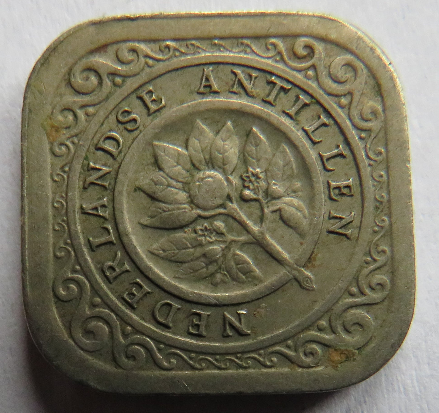 1963 Netherlands Antilles 5 Cents Coin