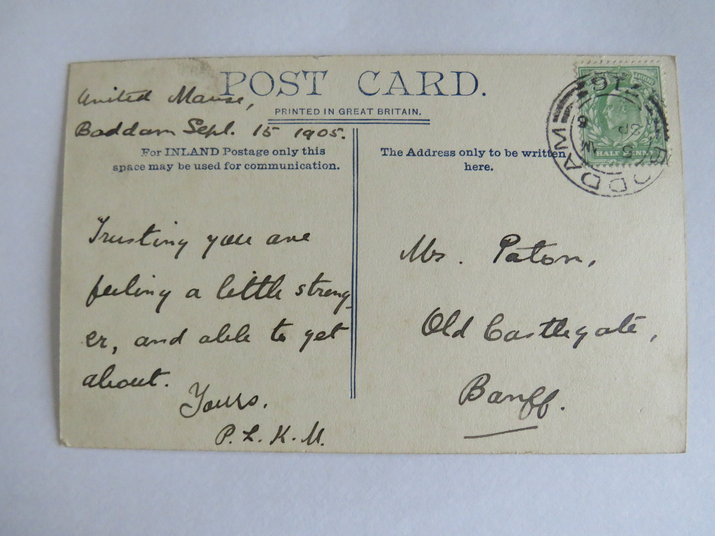 Vintage Postcard of Buchan Ness Lighthouse