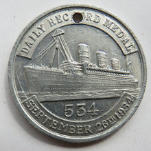 Load image into Gallery viewer, 1934 King George V Daily Record Medal - Launch of Queen Mary
