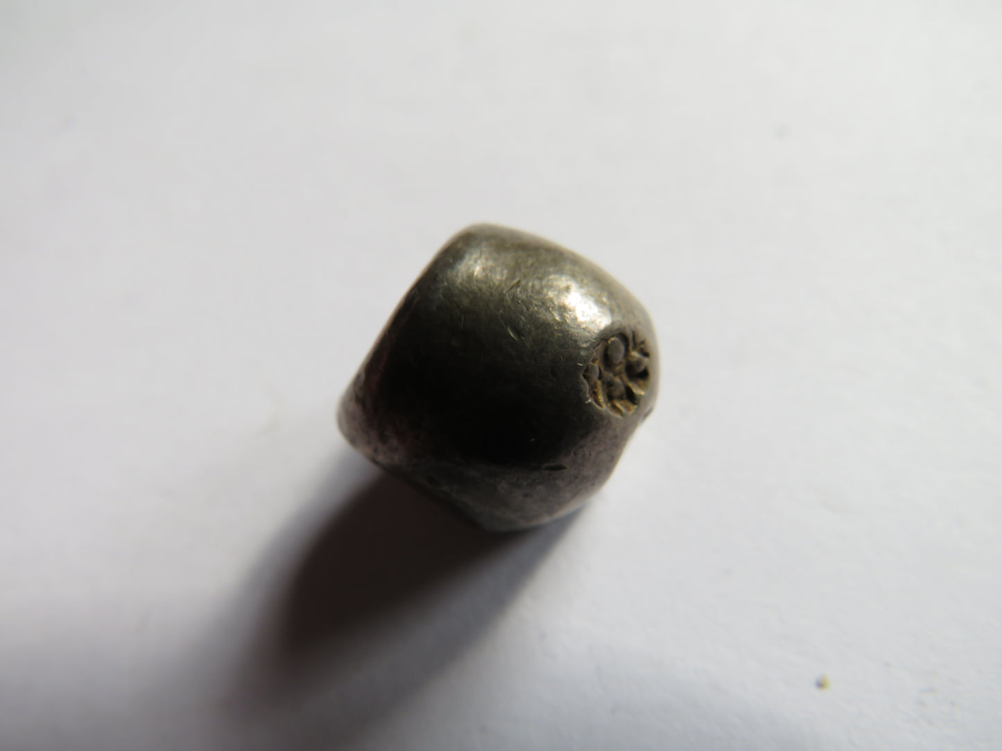 1782-1809 Siam Thailand Silver One Baht Bullet Money / Coin