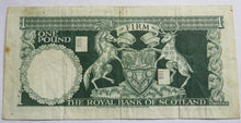 Load image into Gallery viewer, 1970 The Royal Bank of Scotland £1 One Pound Note
