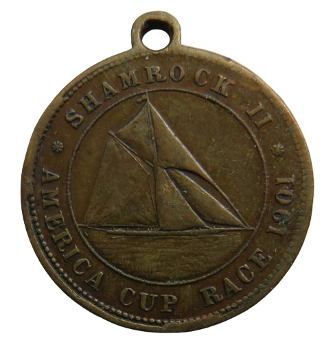 Shamrock II America Cup Race 1901 Sir Thomas Lipton / Medal