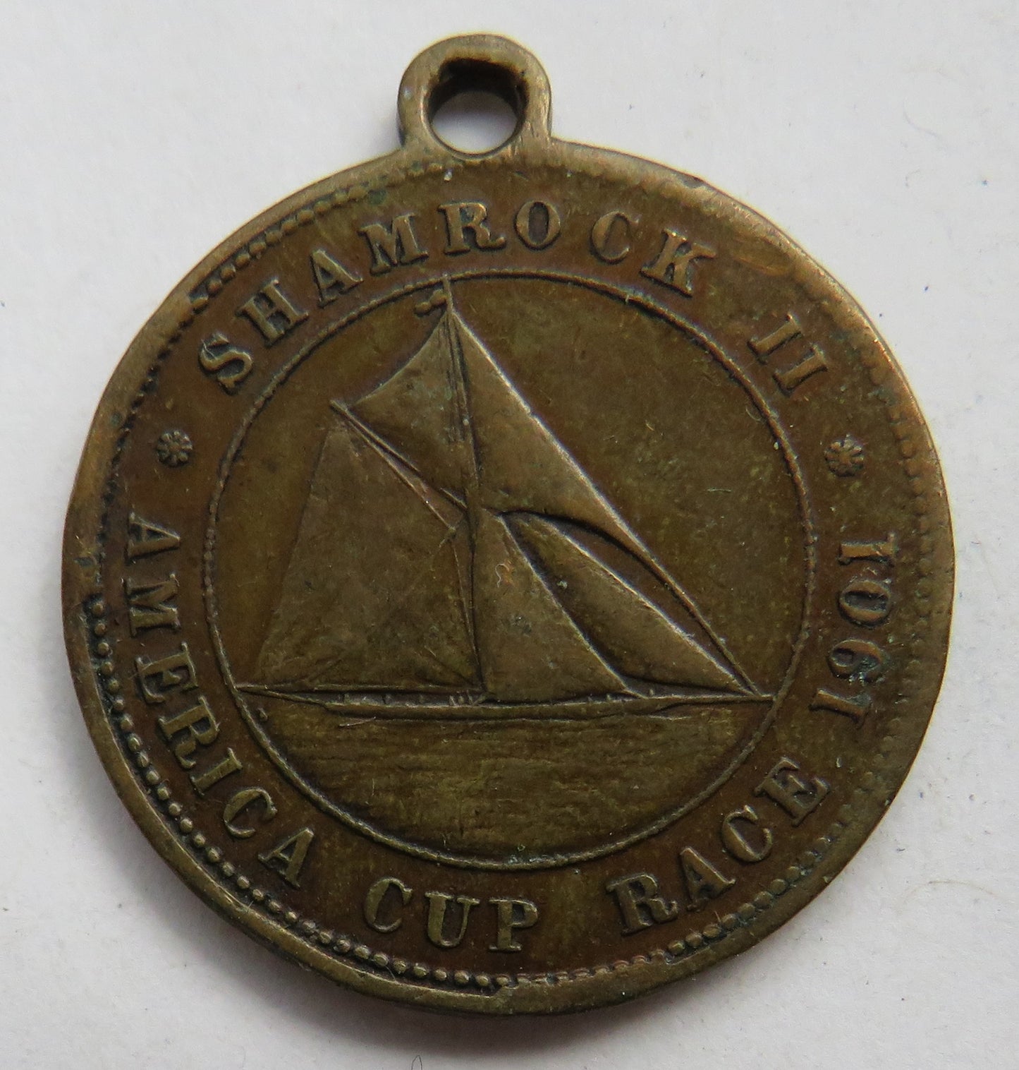 Shamrock II America Cup Race 1901 Sir Thomas Lipton / Medal