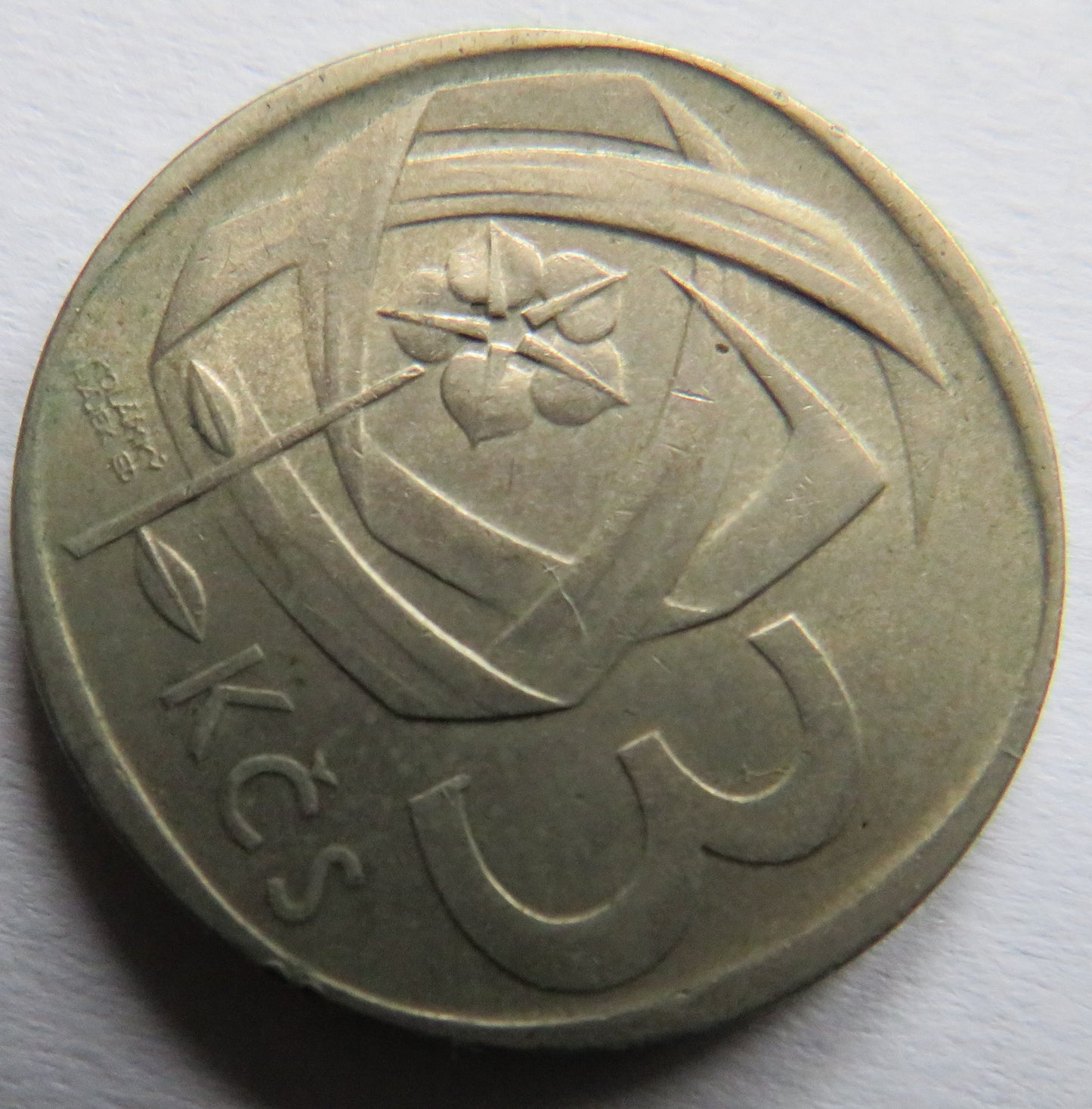 1966 Czechoslovakia 3 Koruny Coin