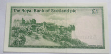 Load image into Gallery viewer, 1986 The Royal Bank of Scotland £1 One Pound Note
