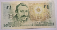 Load image into Gallery viewer, 1994 The Royal Bank of Scotland £1 Note Robert Louis Stevenson
