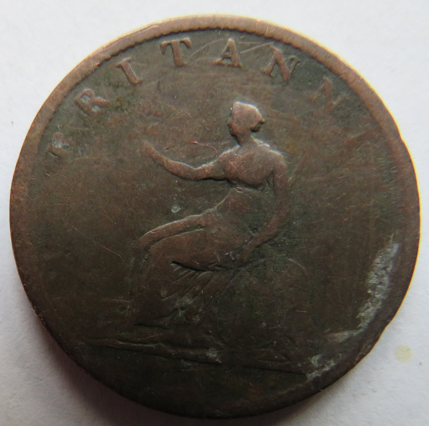 1806 King George III Halfpenny Coin - Great Britain