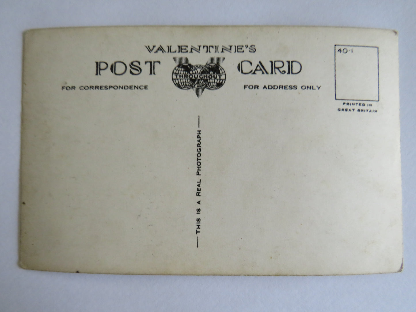 Vintage Aircraft Postcard of Hawker "Fury" Interceptor Fighter