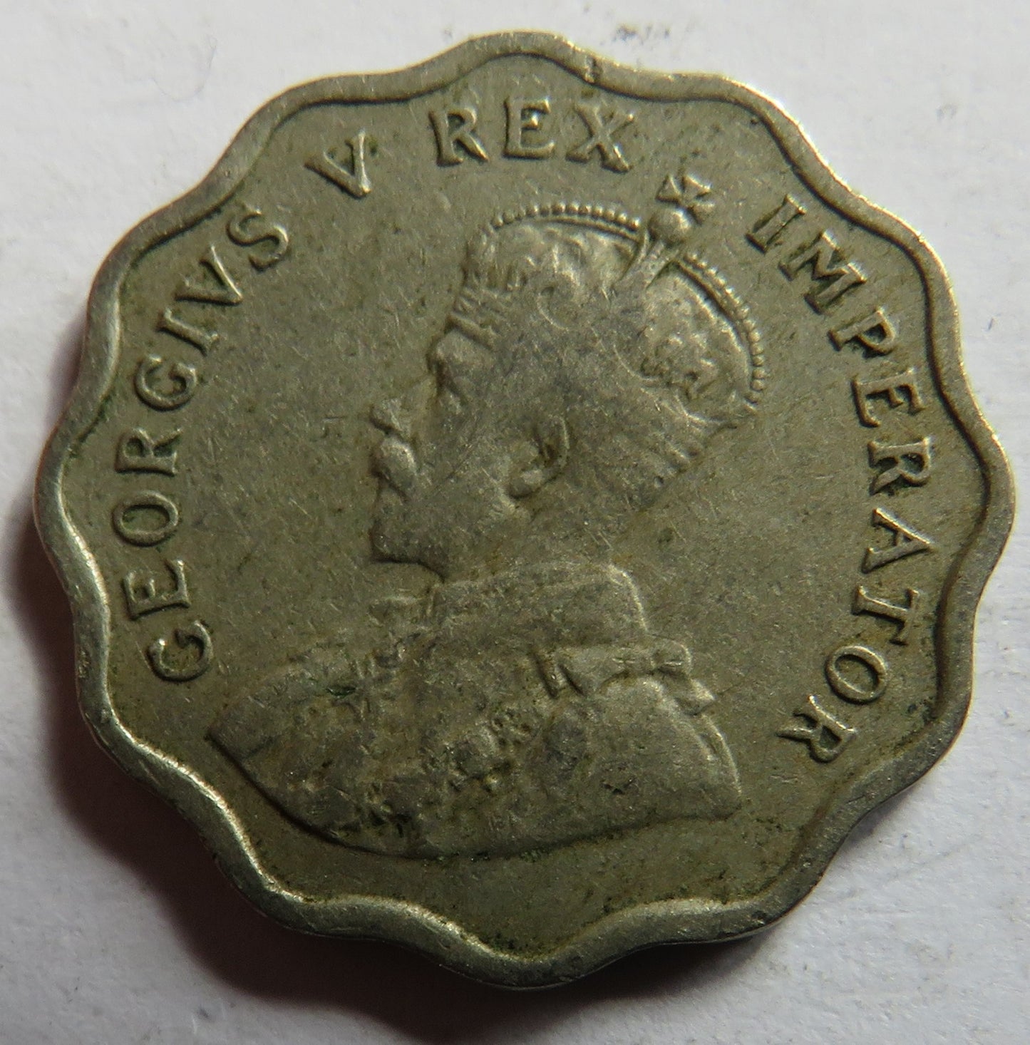 1934 King George V Cyprus 1/2 Piastre Coin