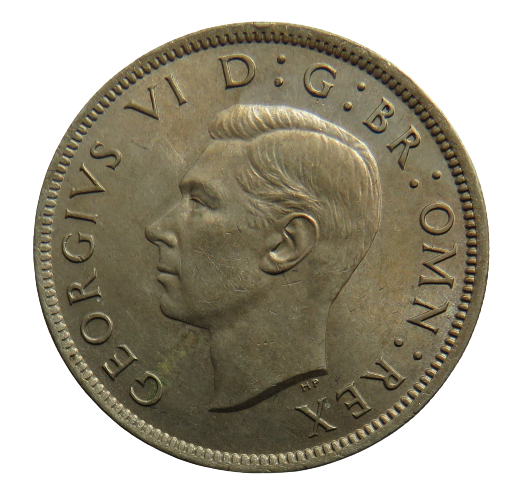 1947 King George VI Florin / 2 Shillings Coin - Higher Grade
