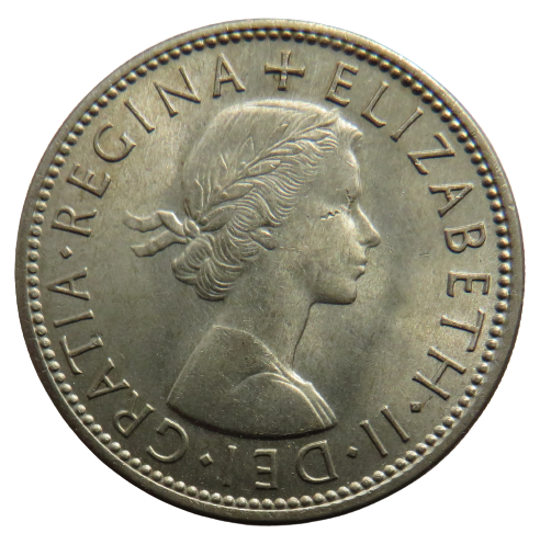 1965 Queen Elizabeth II Florin / 2 Shillings Coin - Higher Grade