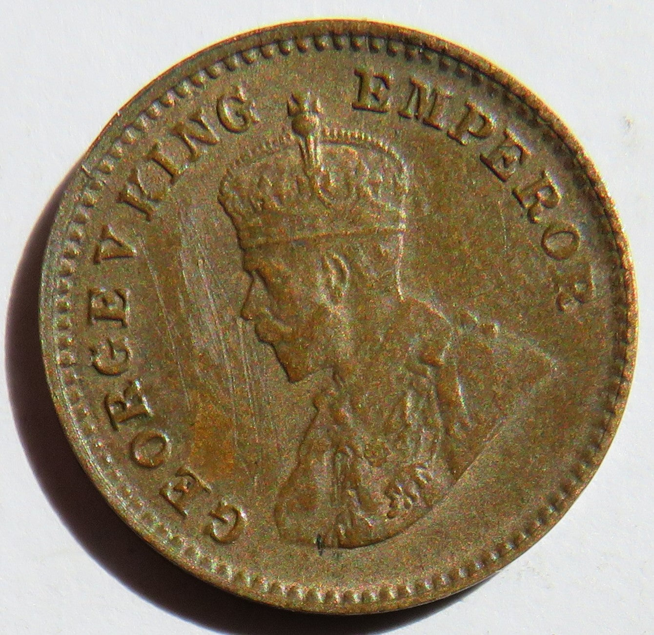 1920 King George V India 1/12th Anna Coin In Higher Grade