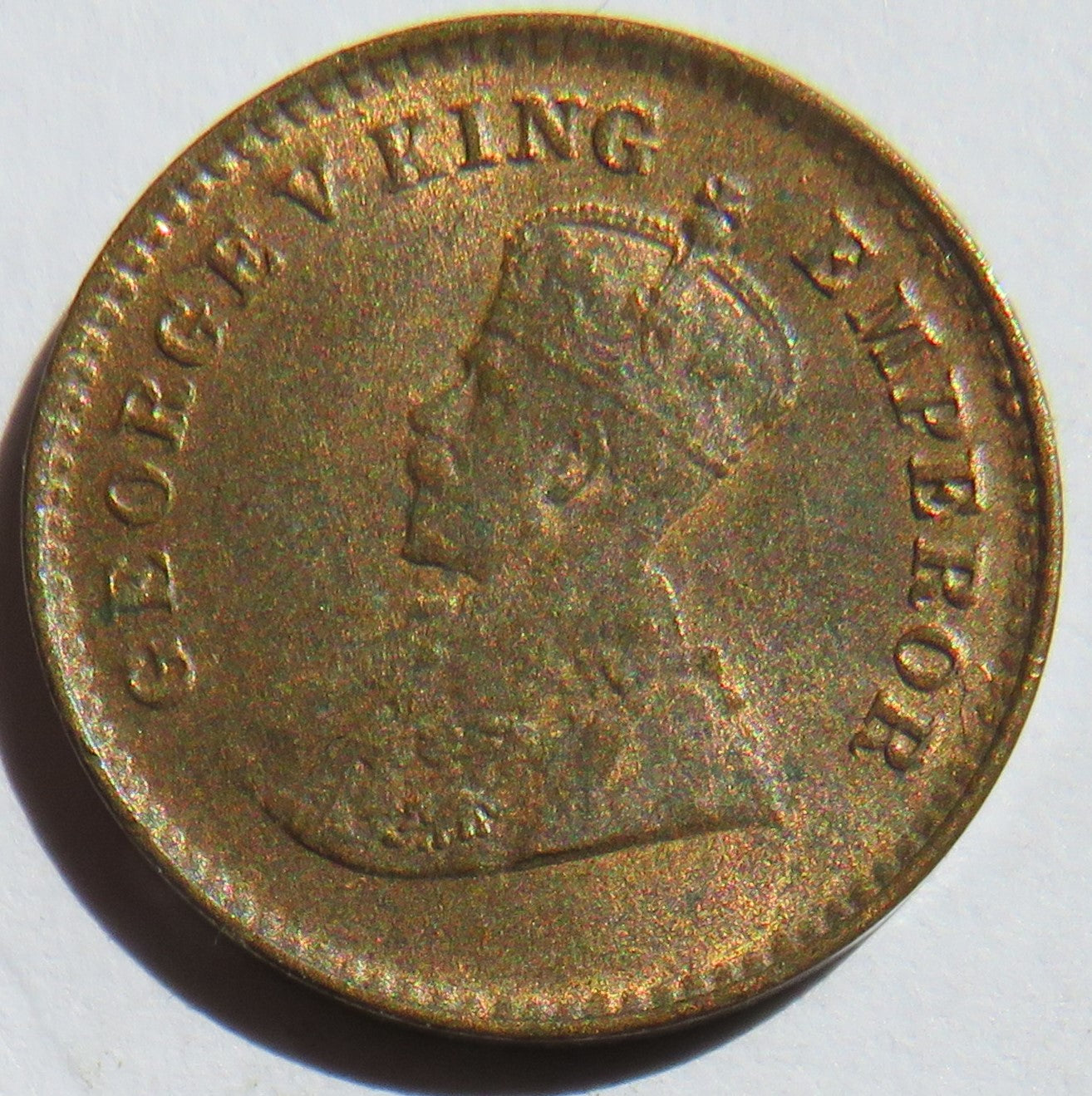 1928 King George V India 1/12th Anna Coin In Higher Grade