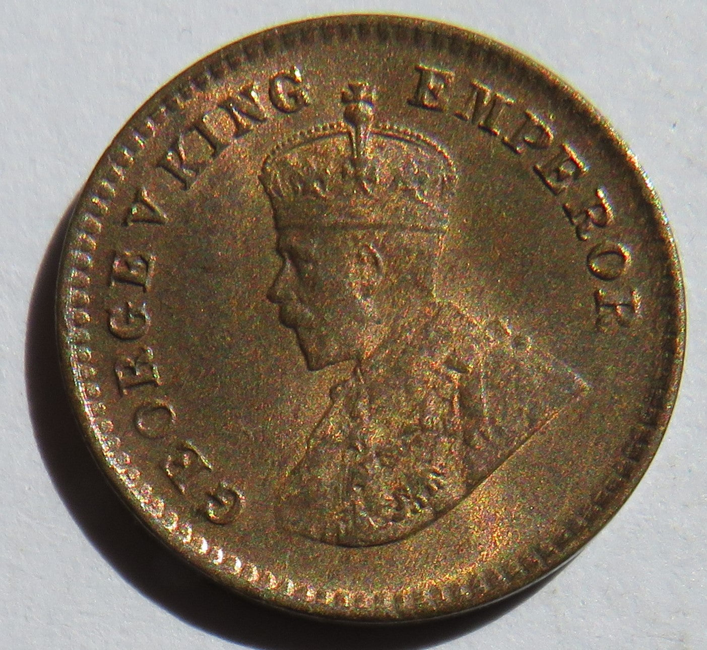 1928 King George V India 1/12th Anna Coin In Higher Grade