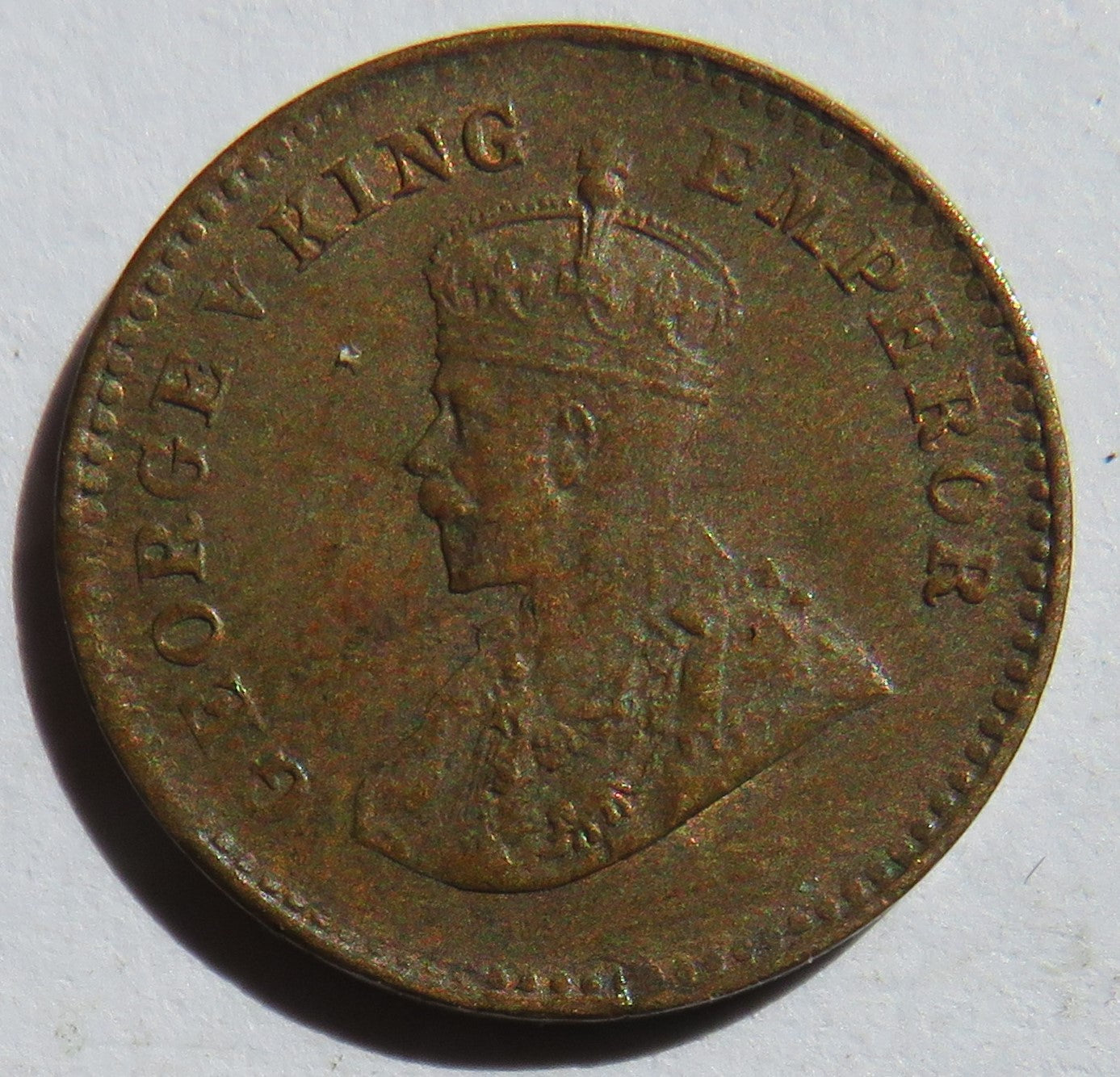 1929 King George V India 1/12th Anna Coin In Higher Grade