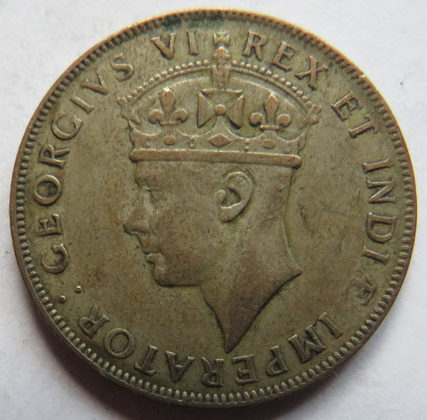 1937 King George VI East Africa One Shilling Coin