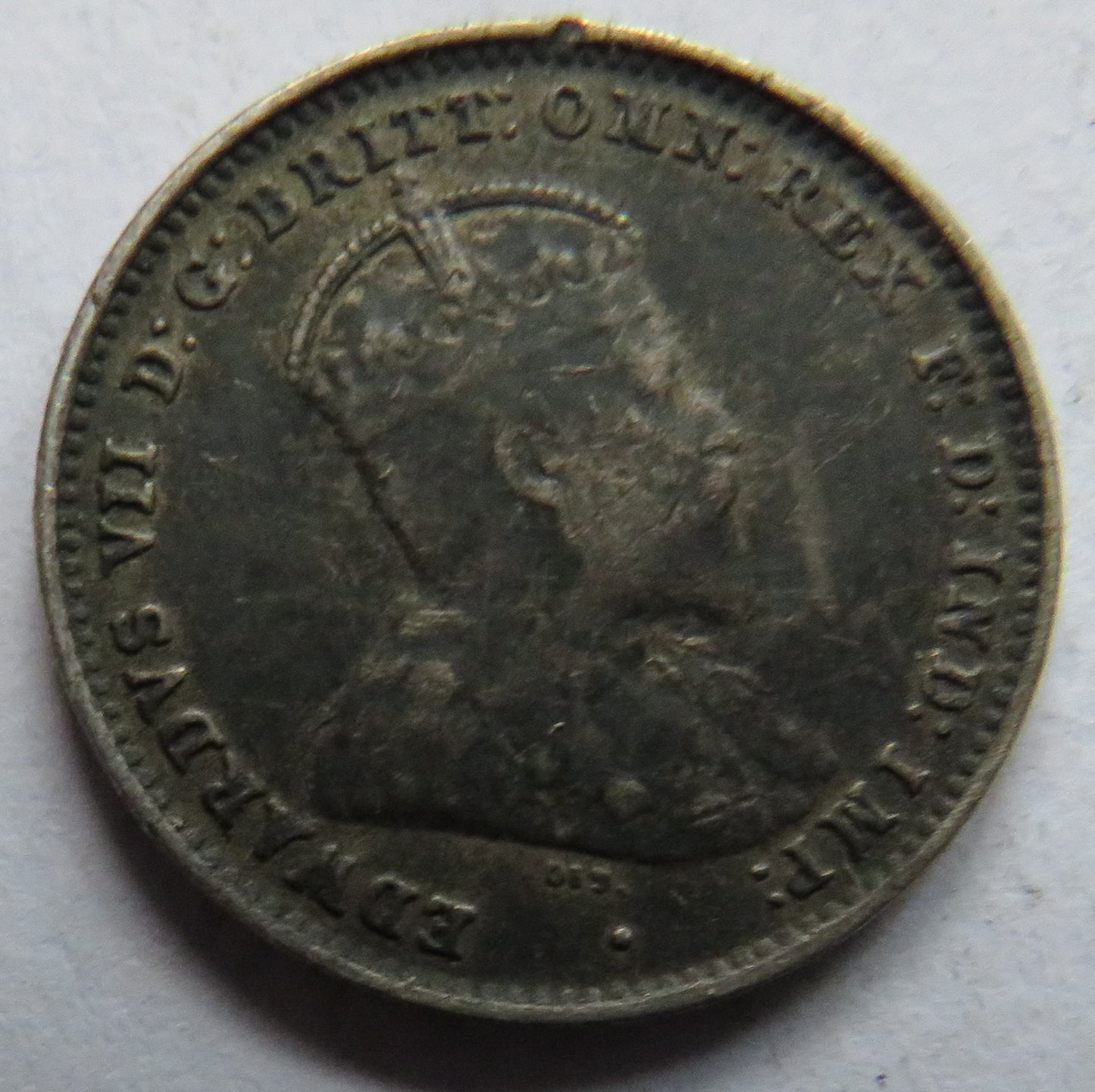 1910 King Edward VII Australia Silver Threepence Coin - Great Britain