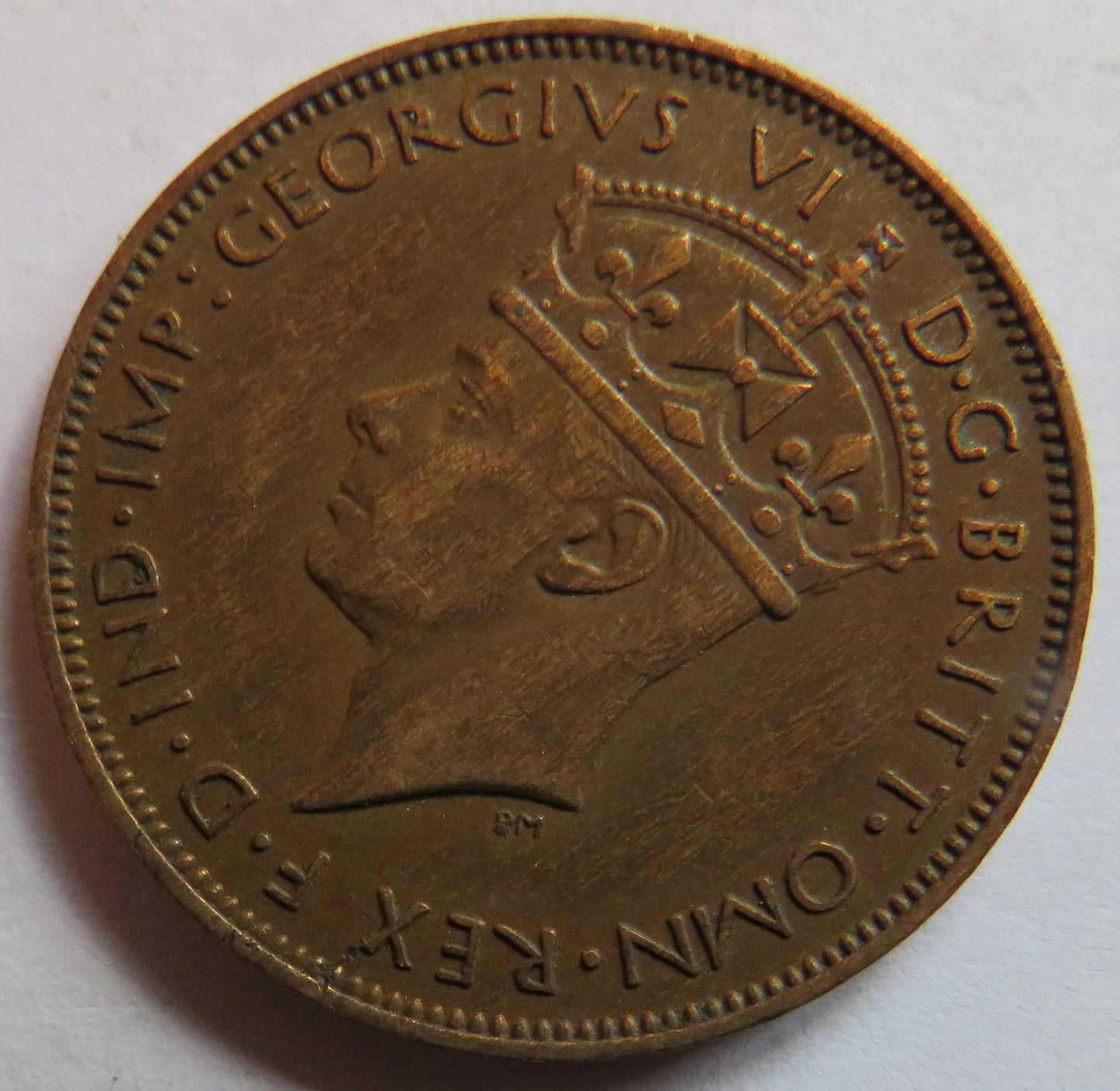 1947 King George VI States of Jersey 1/24th of a Shilling Coin