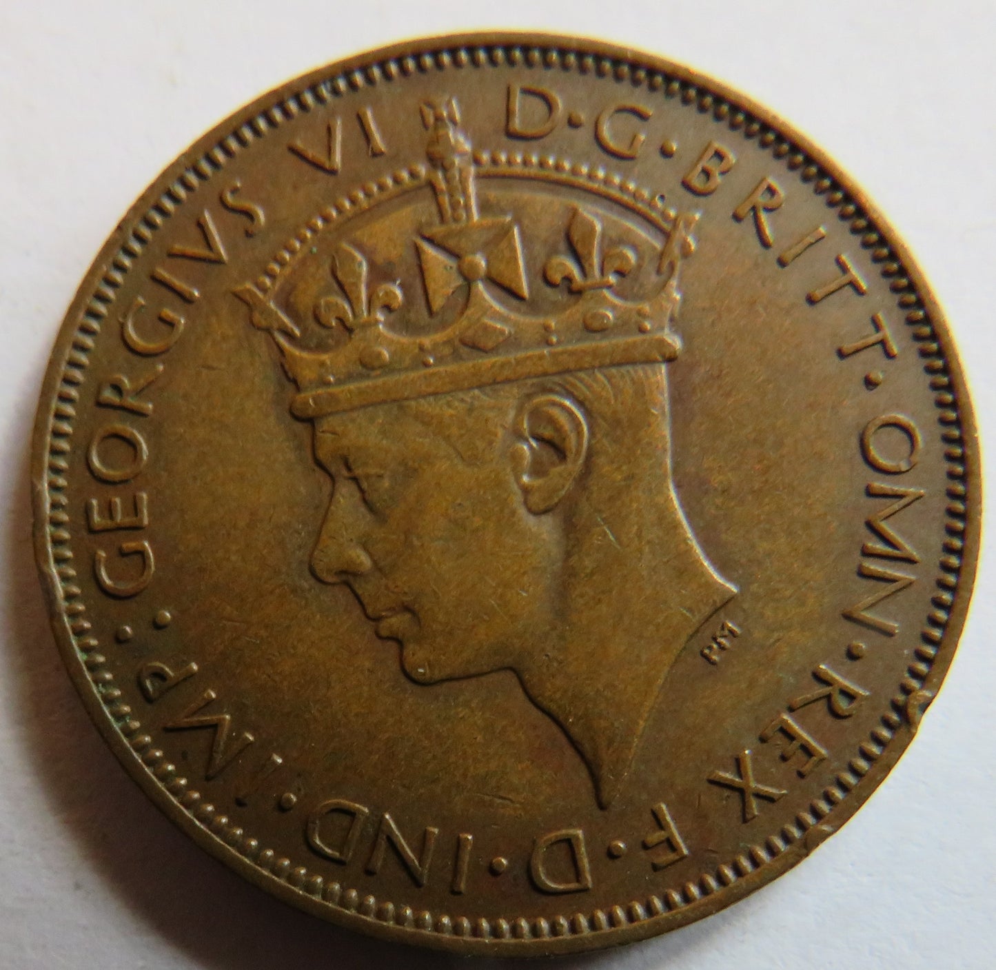 1947 King George VI States of Jersey 1/24th of a Shilling Coin