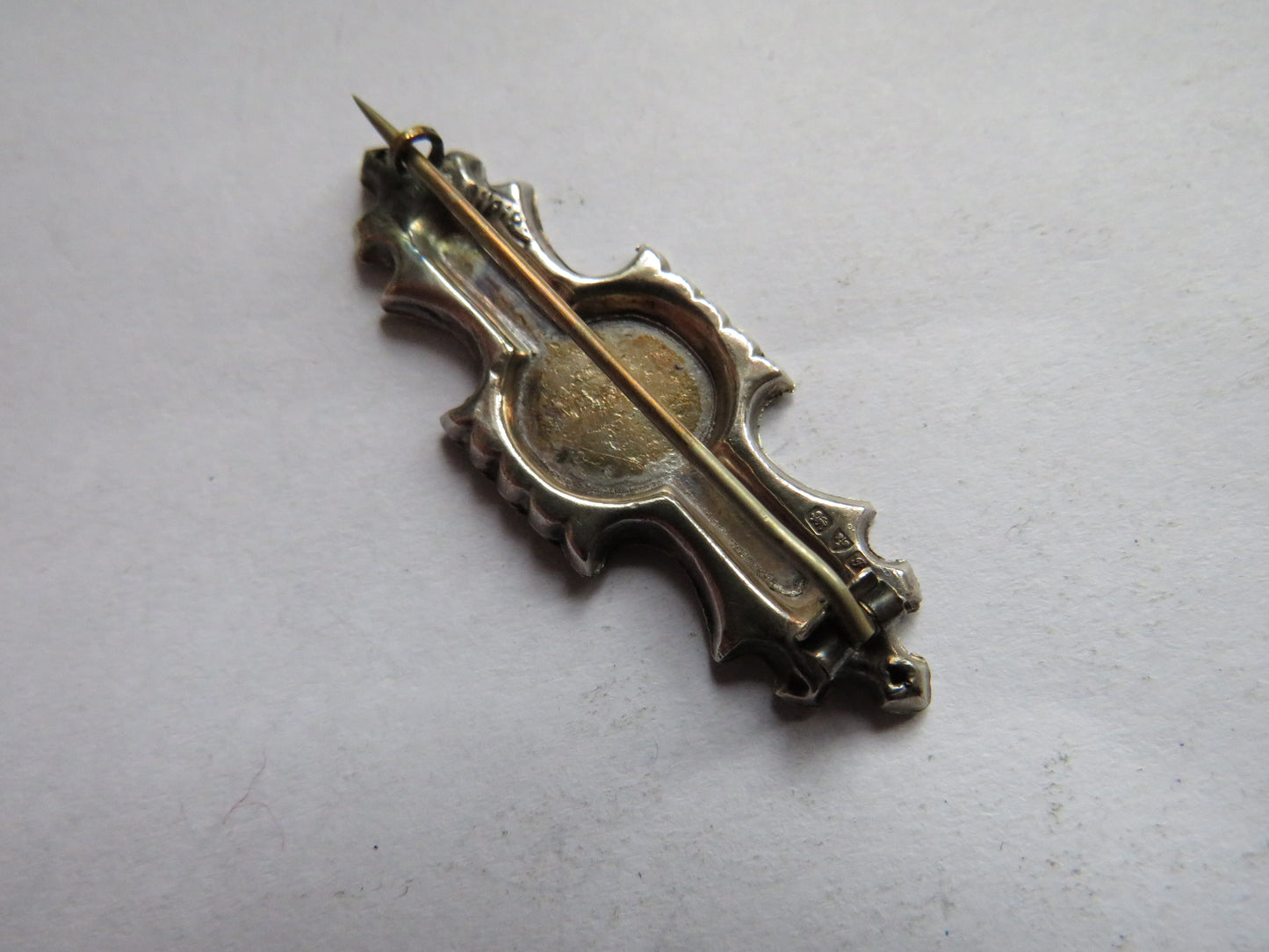 Antique Sterling Silver "Hood" Brooch Hallmarked Chester 1915