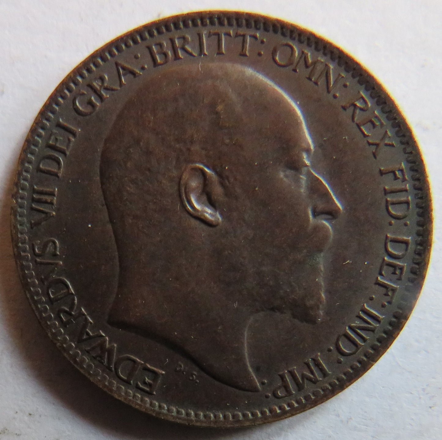 1907 King Edward VII Farthing Coin - Great Britain