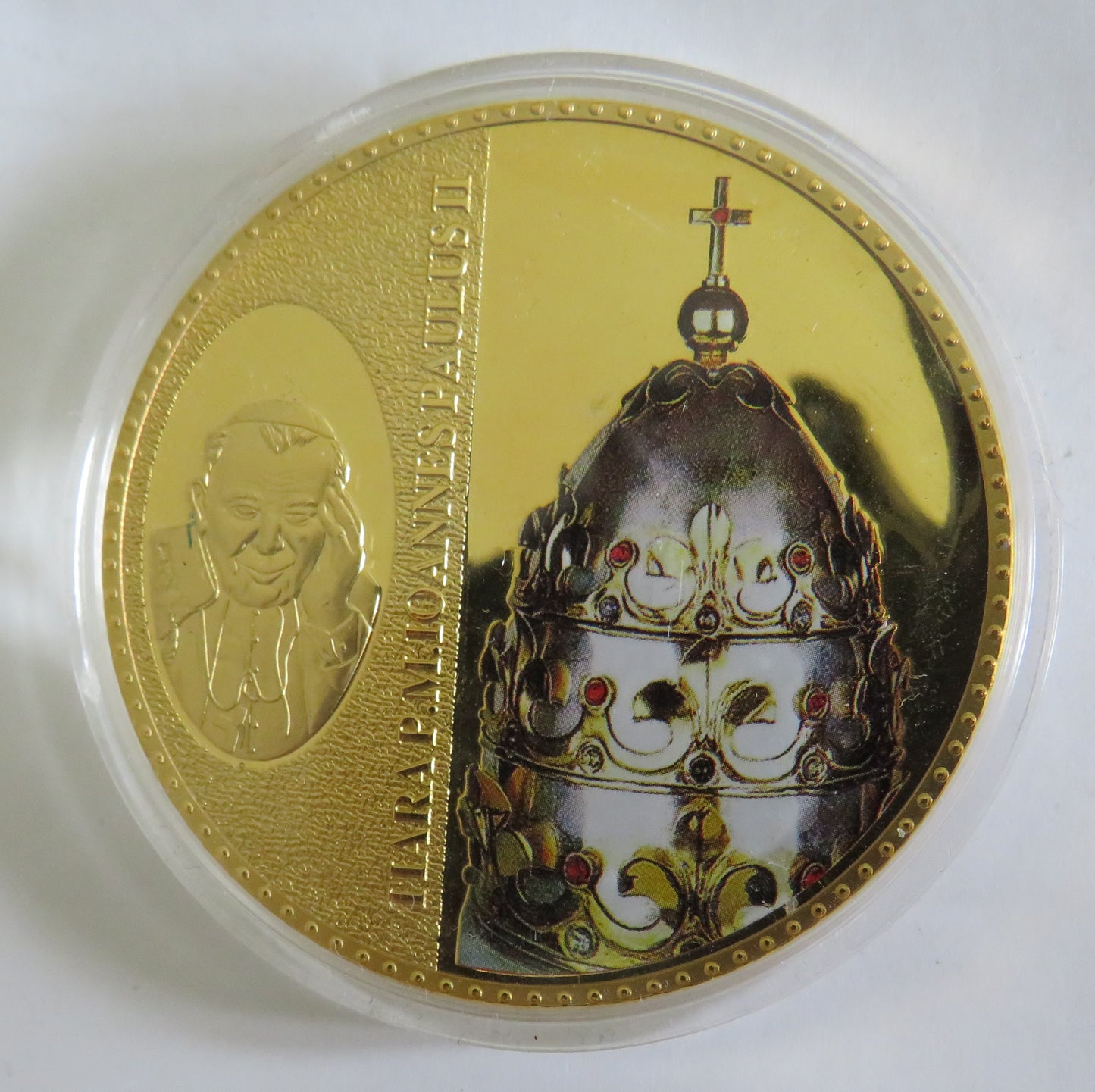 Tiara P.M.Ioannes Paulus II Vatican Large Commemorative Coin