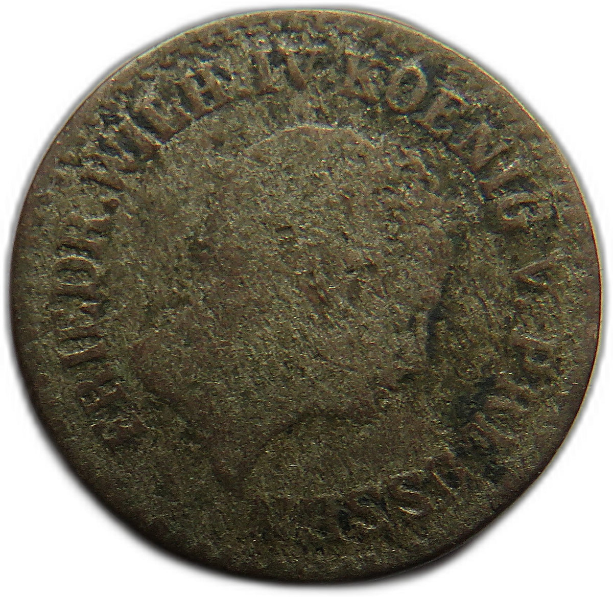 1842-D German States Prussia 1 Silber Groschen Coin