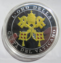 Load image into Gallery viewer, 2008 La Creazione Dell&#39;Uomo Vatican Large Commemorative Medal / Coin
