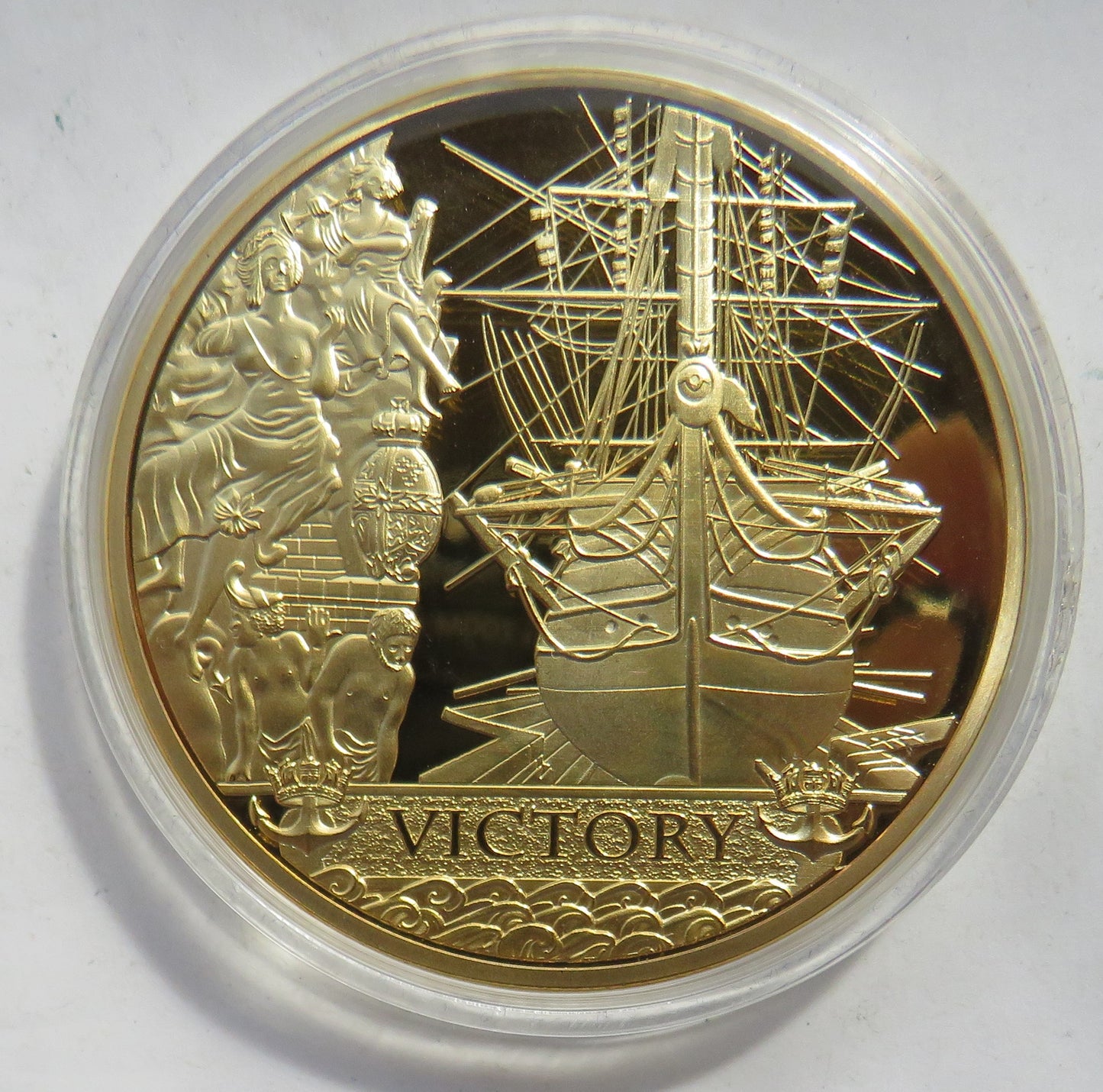 250th Anniversary of HMS Victory' Commemorative Strike Coin / Medal