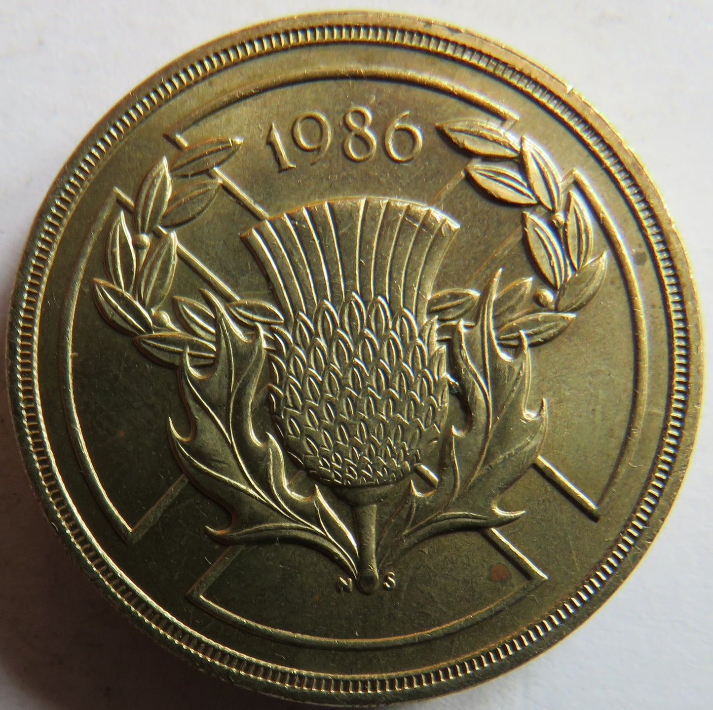 1986 Scottish Commonwealth Games £2 Two Pound Coin