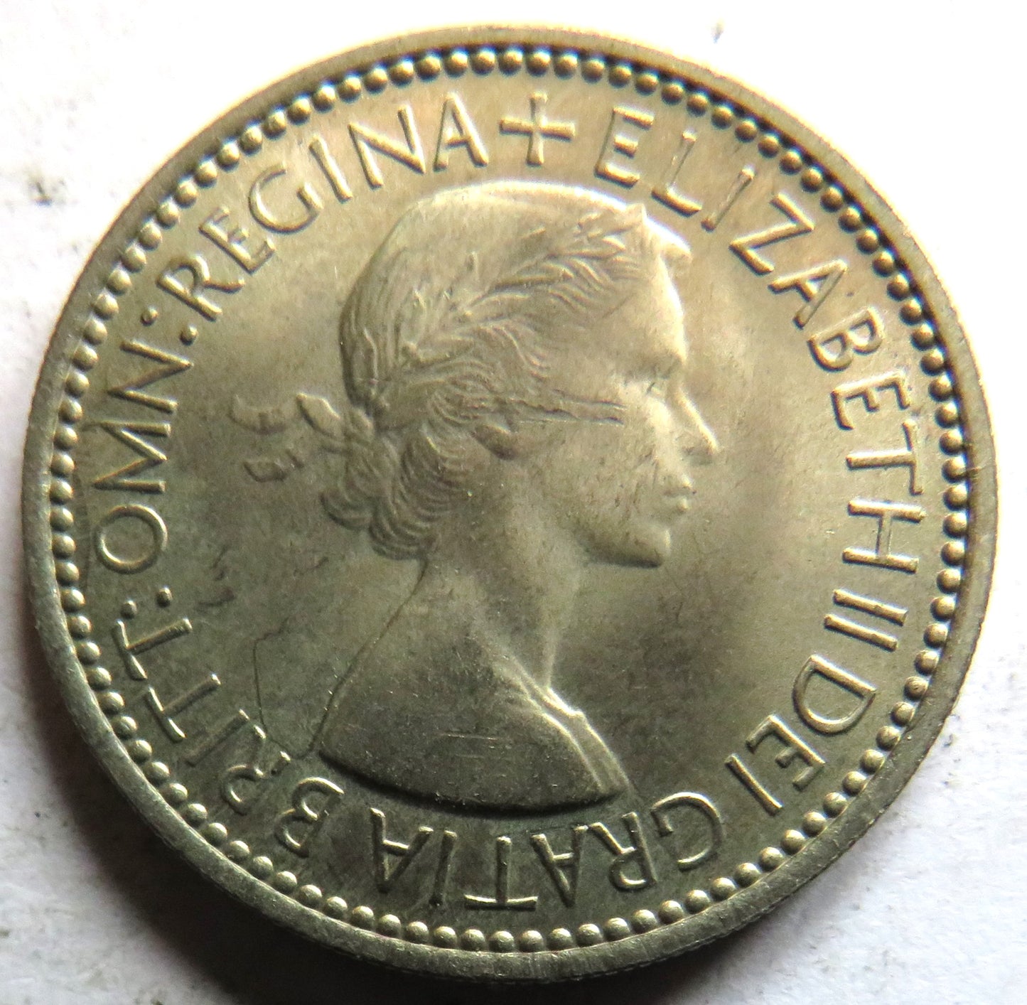 1953 Queen Elizabeth II (Scottish) One Shilling Coin In High Grade