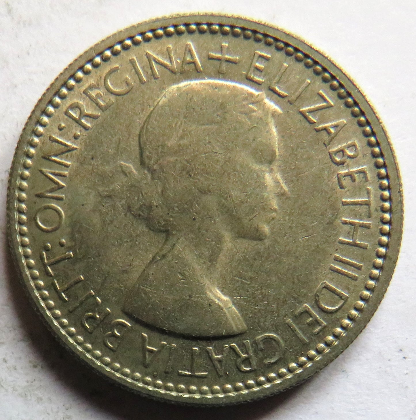 1953 Queen Elizabeth II (Scottish) One Shilling Coin In High Grade