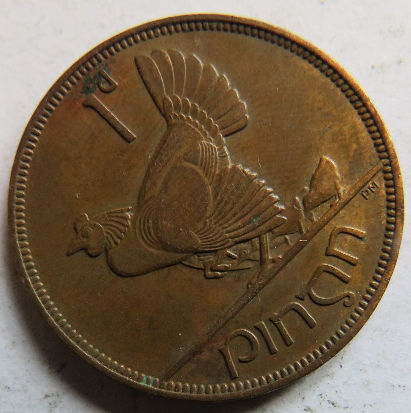 1937 Ireland One Penny Coin